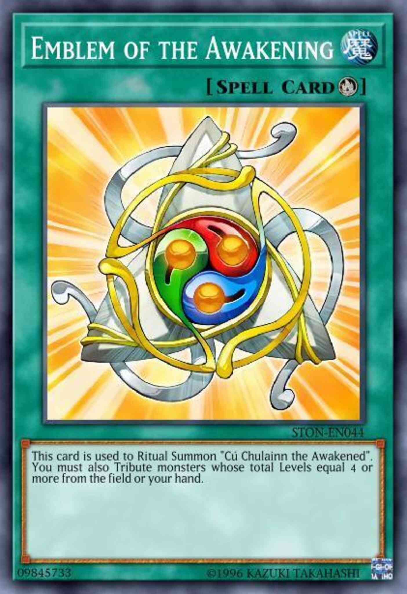 Emblem of the Awakening - STON-EN044 - Common - 1st Edition