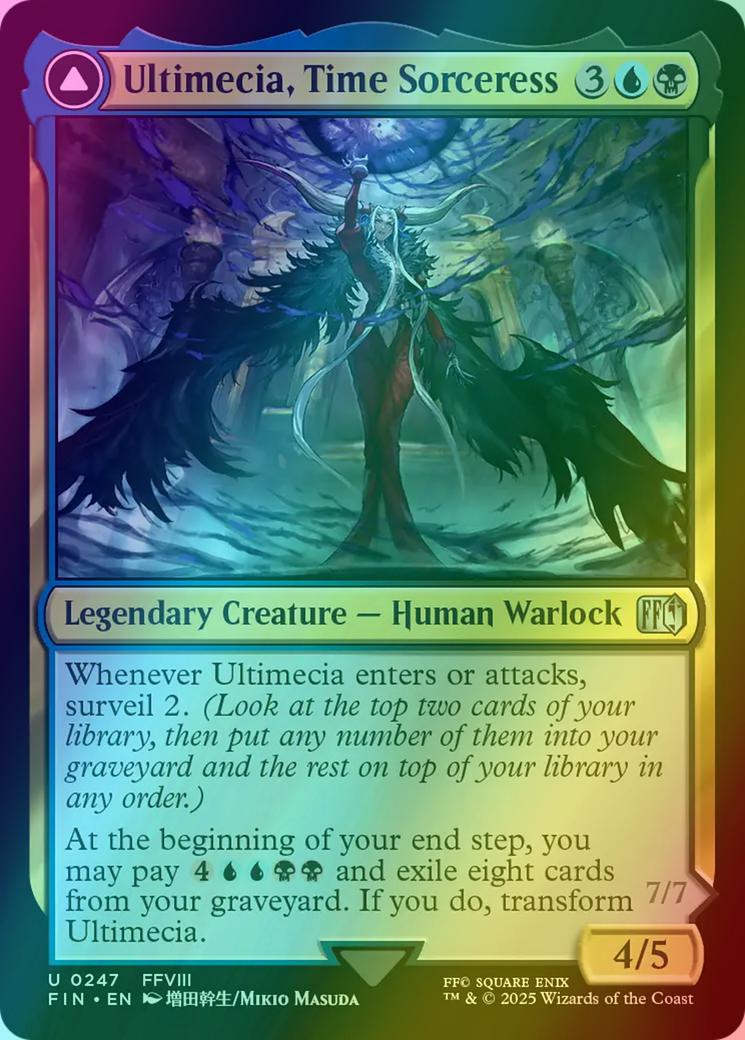 ultimecia mtg card Final Fantasy MTG: Ultimecia, Time Sorceress Extended Art Foil U 0513 Whatnot: Shop, Sell, Connect Ultimecia, Temporal Threat