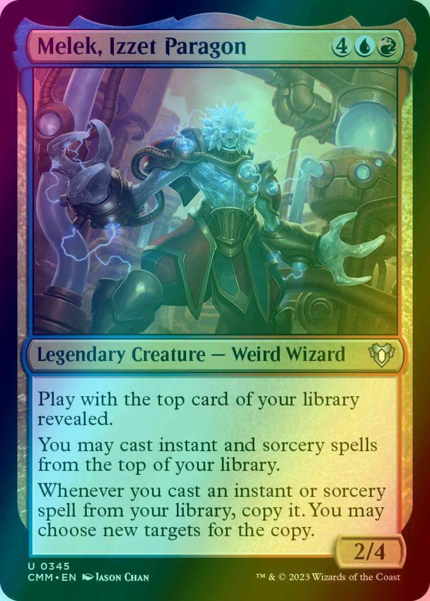 mtg melek izzet paragon commander deck Magic The Gathering - Melek, (227/342) MTG Commander Melek, Izzet Paragon