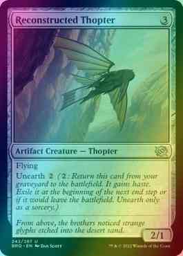 Reconstructed Thopter [242] [The Brothers' War] [Foil] – Face to Face Games