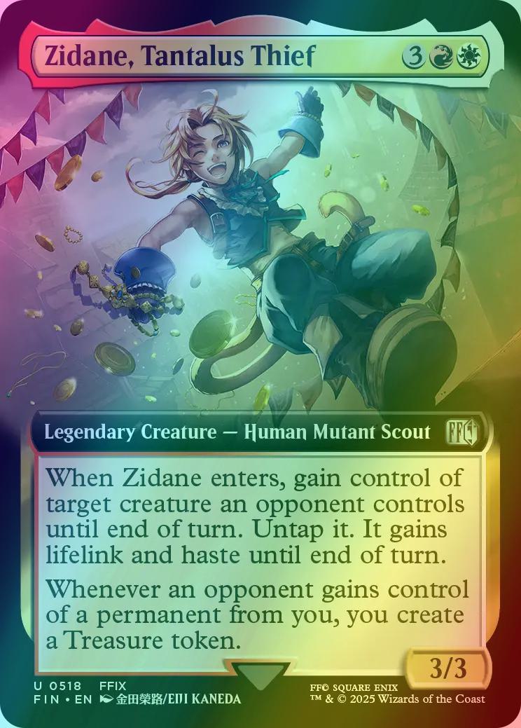 Zidane, Tantalus Thief [518] [Extended Art] [FINAL FANTASY] [Foil] – Face  to Face Games
