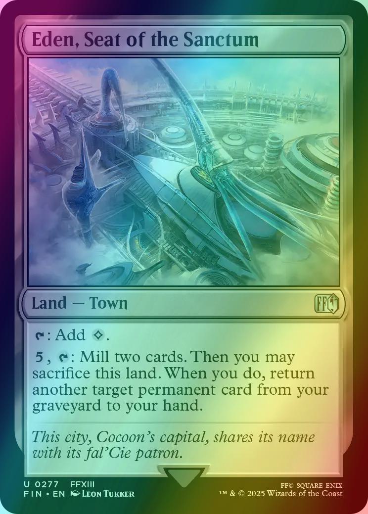 Eden, Seat of the Sanctum [277] [FINAL FANTASY] [Foil] – Face to