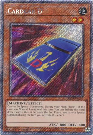 Cardcar D - RA04-EN181 - Platinum Secret Rare - 1st Edition