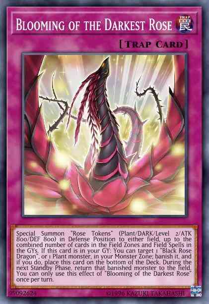 Blooming of the Darkest Rose - LED4-EN027 - Rare - 1st Edition
