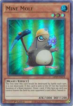 Mine Mole - GFTP-EN078 - Ultra Rare - 1st Edition
