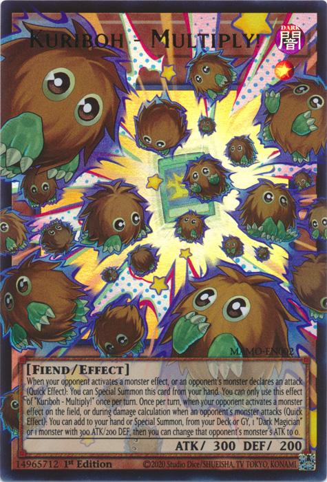 Kuriboh - Multiply! - Extended Art - MAMO-EN002 - Ultra Rare - 1st Edition