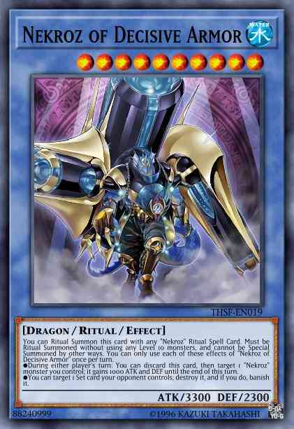 Nekroz of Decisive Armor - THSF-EN019 - Secret Rare - 1st Edition