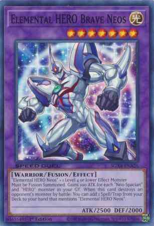 Elemental HERO Brave Neos - SGX4-ENA26 - Common - 1st Edition