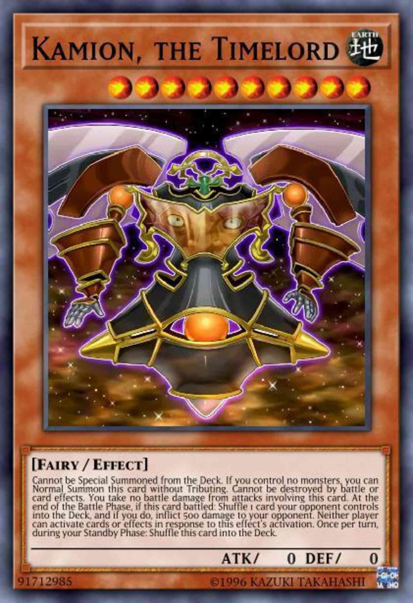 Kamion, the Timelord - BLLR-EN034 - Ultra Rare - 1st Edition