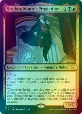mtg strefan commander deck Strefan, Maurer Progenitor [2] [Innistrad: Crimson Vow: Commander] [Foil] –  Face to Face Games