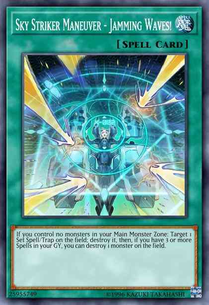 Sky Striker Maneuver - Jamming Waves! - MP19-EN262 - Common - 1st Edition