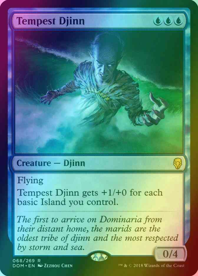 Tempest Djinn [68] [Dominaria] [Foil] – Face to Face Games
