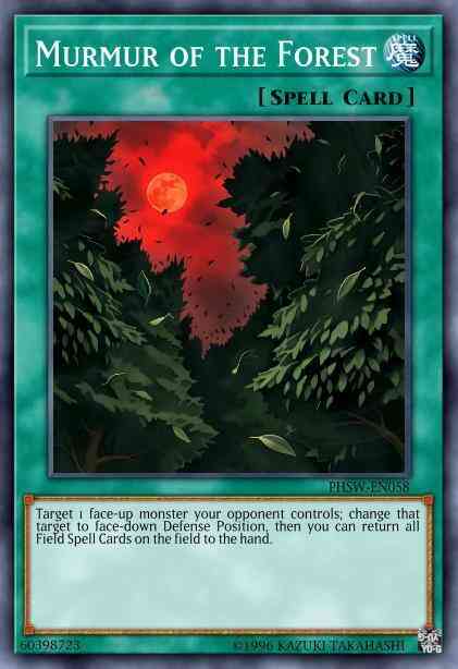 Murmur of the Forest - BP03-EN174 - Shatterfoil Rare - 1st Edition