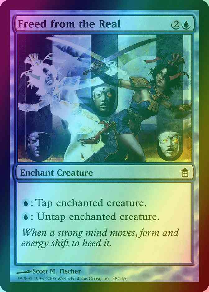 mtg cards like freed from the real Freed from the Real [38] [Saviors of Kamigawa] [Foil] – Face to Face Games