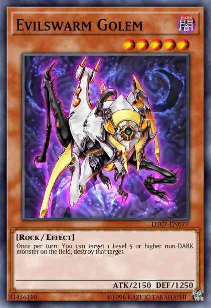 Evilswarm Golem - DT07-EN077 - Duel Terminal Rare Parallel Rare - Duel Terminal