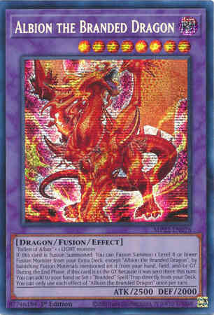 Albion the Branded Dragon - MP22-EN076 - Prismatic Secret Rare - 1st Edition