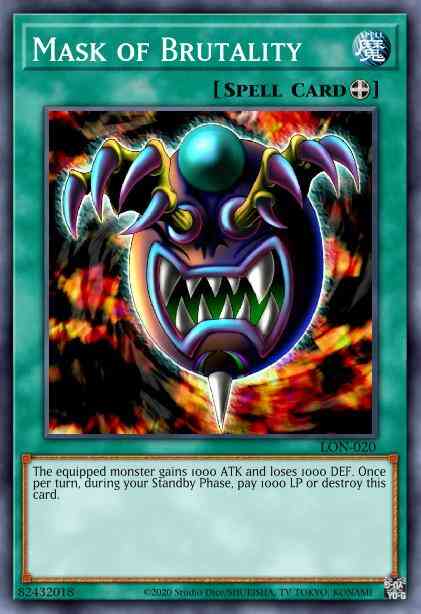 Mask of Brutality - SBCB-EN118 - Common - 1st Edition