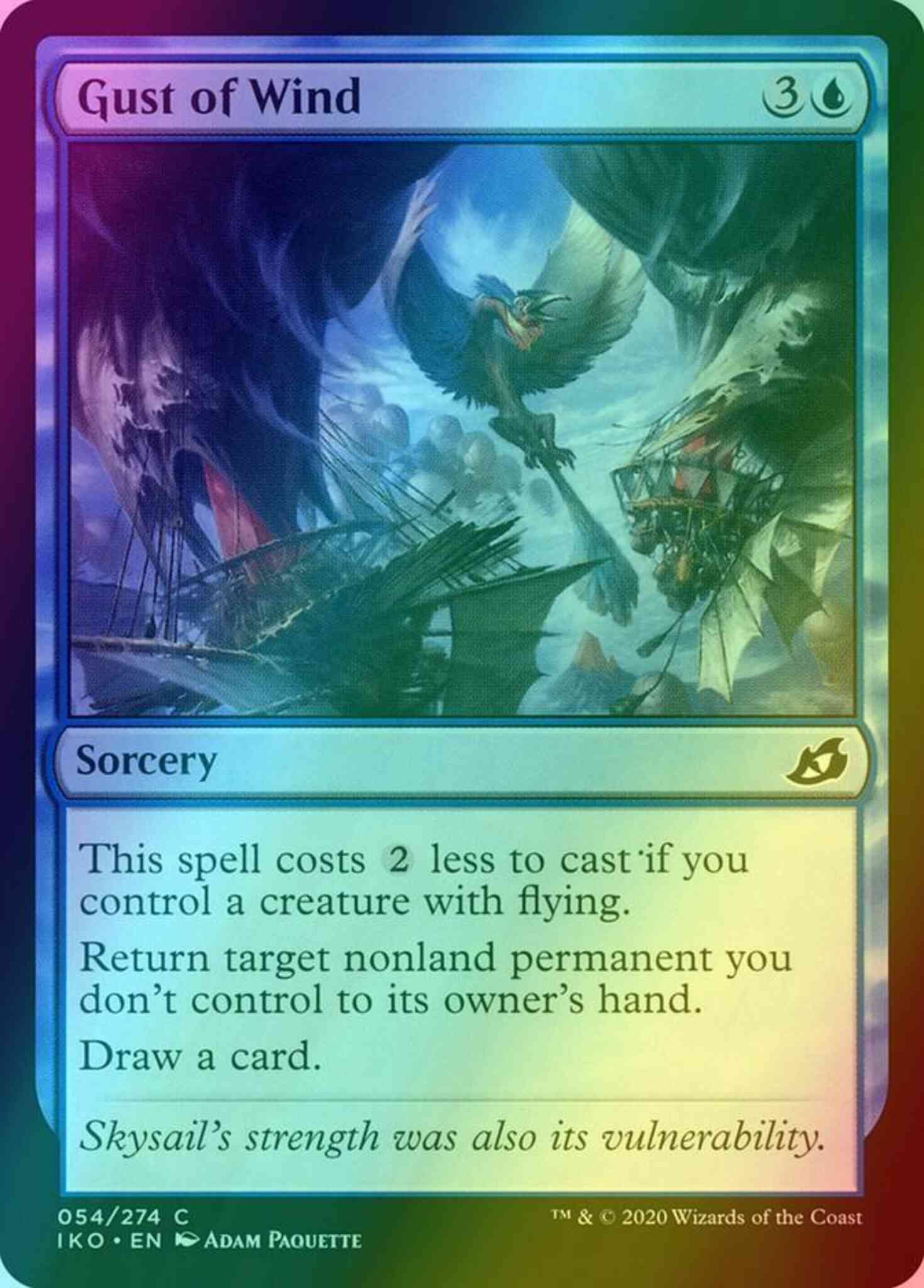 Gust of Wind [54] [Ikoria: Lair of Behemoths] [Foil] – Face to Face Games