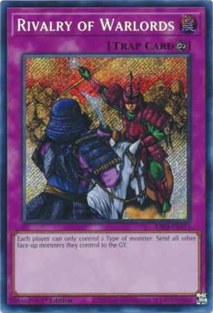 Rivalry of Warlords - RA03-EN075 - Secret Rare - 1st Edition