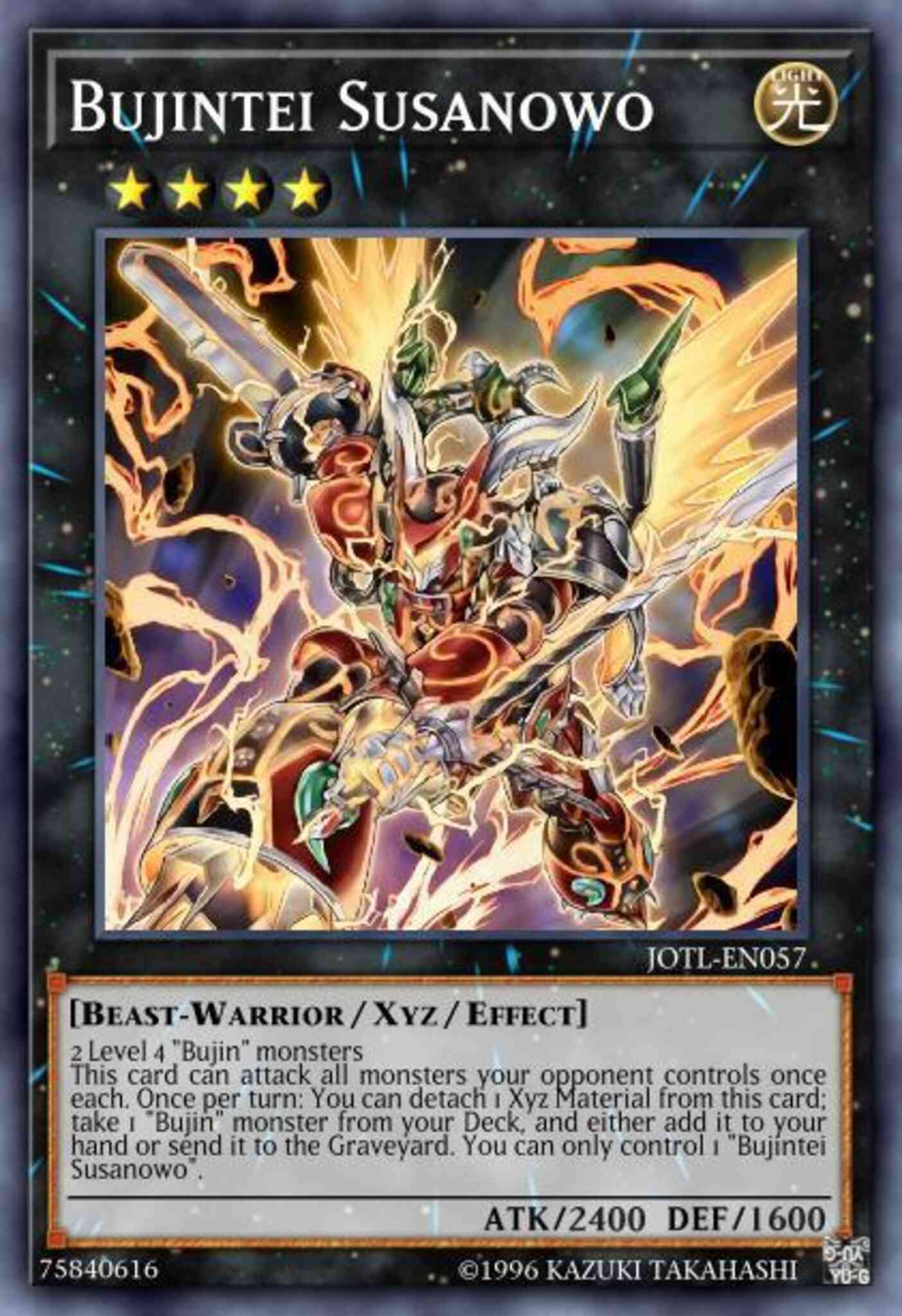 Bujintei Susanowo - CT11-EN002 - Platinum Secret Rare - Limited