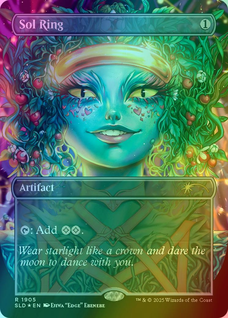 Sol Ring [1905] [Borderless] [Everyone's Invited] [Secret Lair Drop] [Foil]  – Face to Face Games