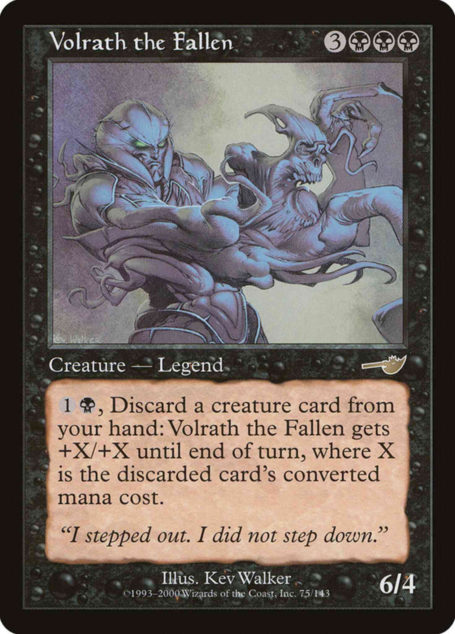Volrath the Fallen エラーカード Volrath the Fallen [75] [Nemesis] [Non-Foil] – Face to Face Games