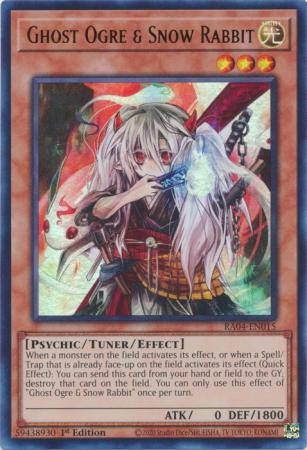 Ghost Ogre & Snow Rabbit - RA04-EN015 - Ultra Rare - 1st Edition