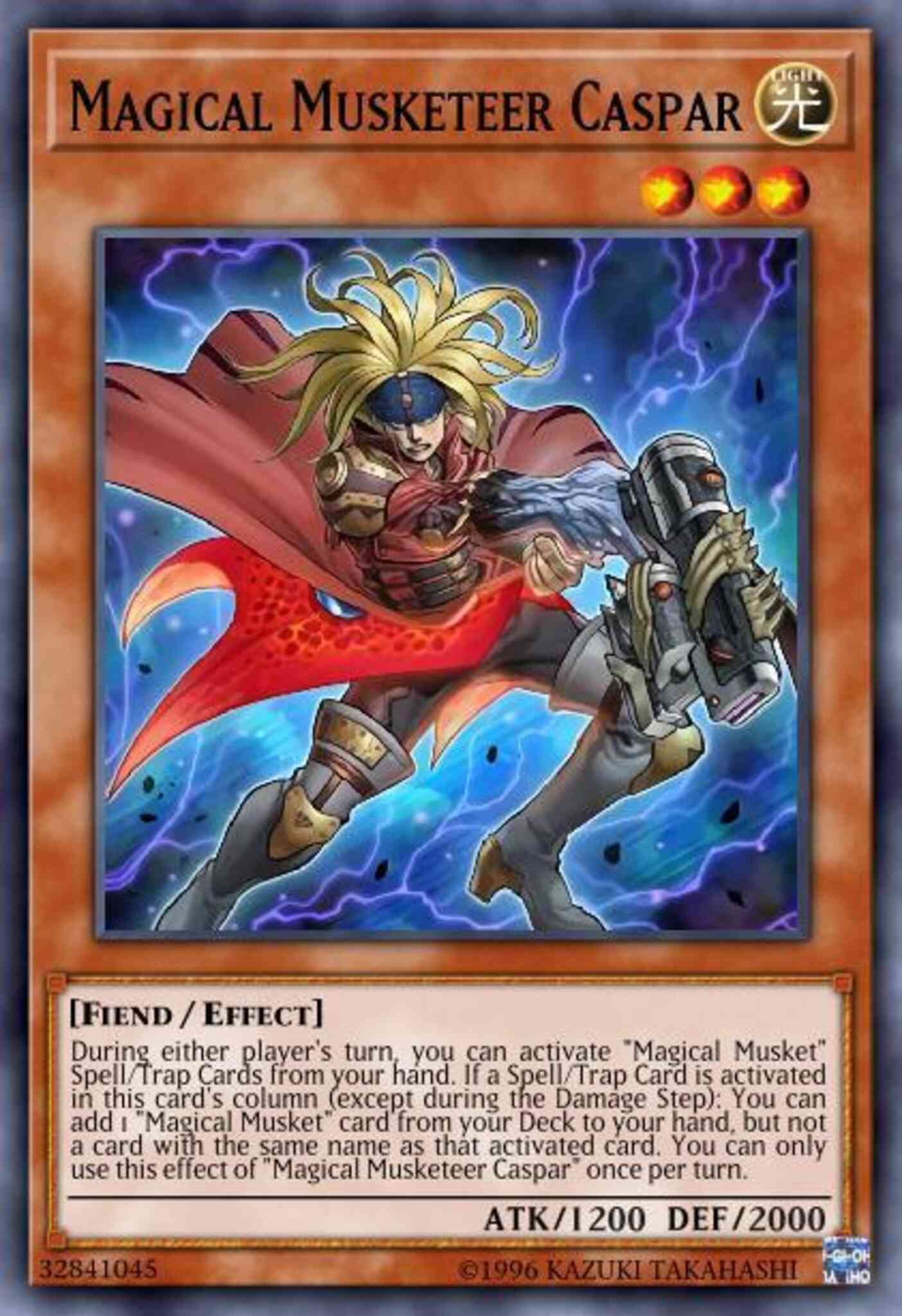 Magical Musketeer Caspar - SPWA-EN016 - Secret Rare - 1st Edition