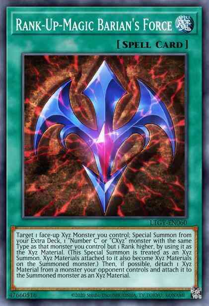 Rank-Up-Magic Barian's Force - LTGY-EN060 - Ultra Rare - 1st Edition