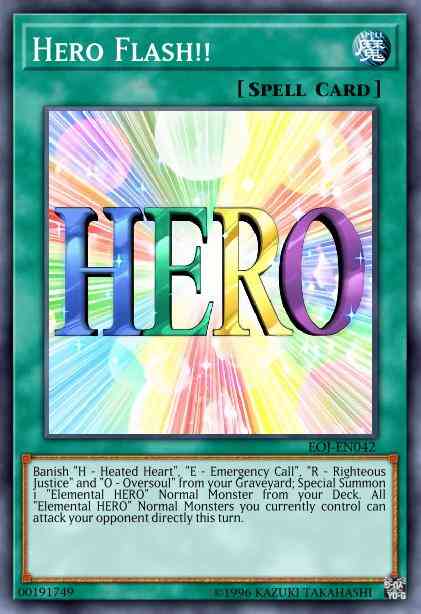 Hero Flash!! - EOJ-EN042 - Rare - Unlimited