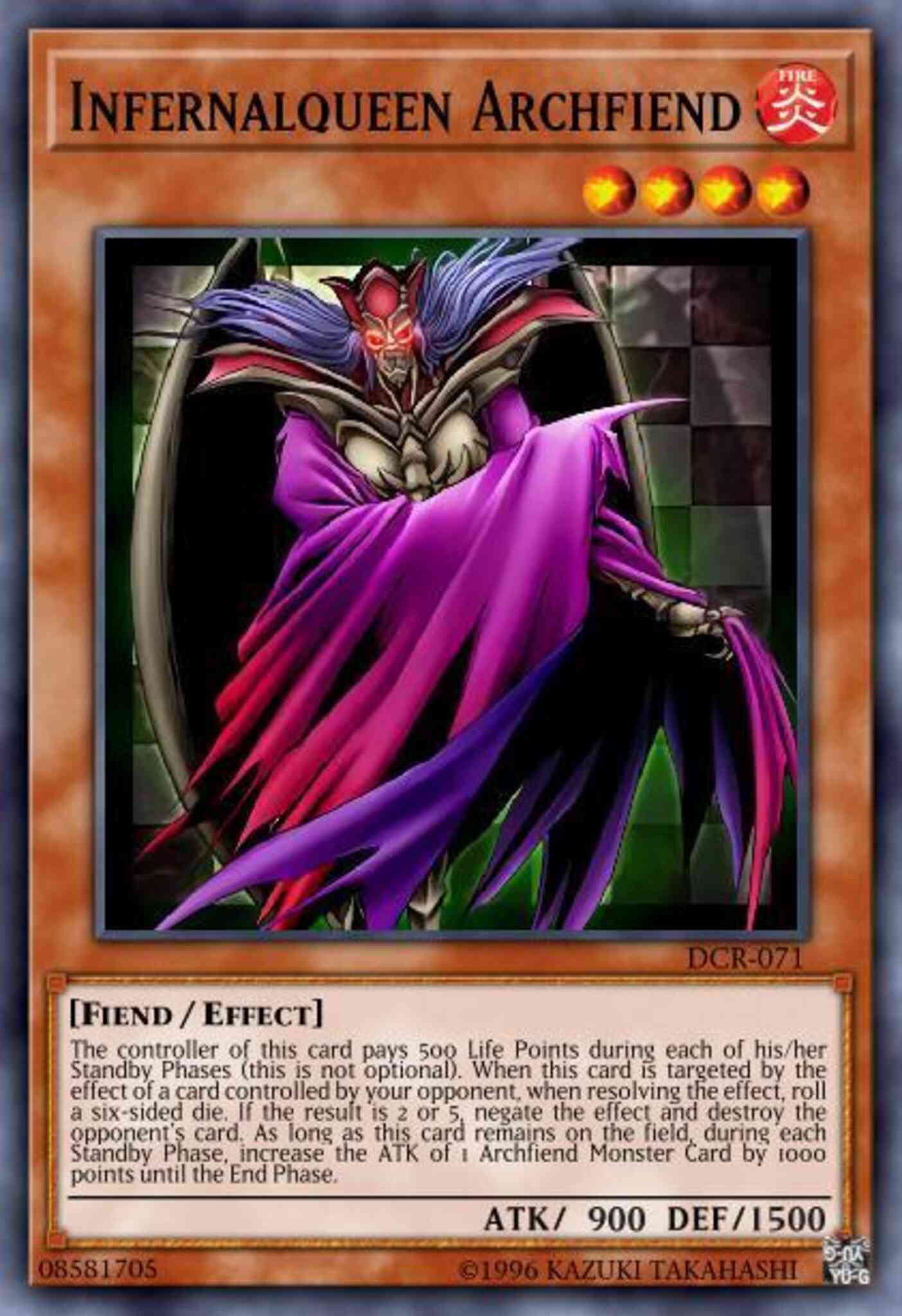Infernalqueen Archfiend - DR1-EN233 - Common - Unlimited