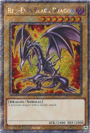 Red-Eyes Black Dragon - 7th Art - RA04-EN109 - Platinum Secret Rare - 1st Edition