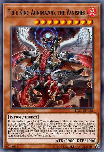 True King Agnimazud, the Vanisher - TDIL-EN025 - Ultra Rare - 1st Edition