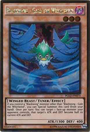Blackwing - Gale the Whirlwind - PGL2-EN073 - Gold Rare - Unlimited