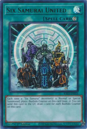 Six Samurai United - RA03-EN054 - Ultra Rare - 1st Edition