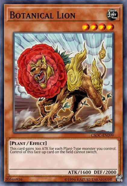 Botanical Lion - BP01-EN145 - Starfoil Rare - 1st Edition