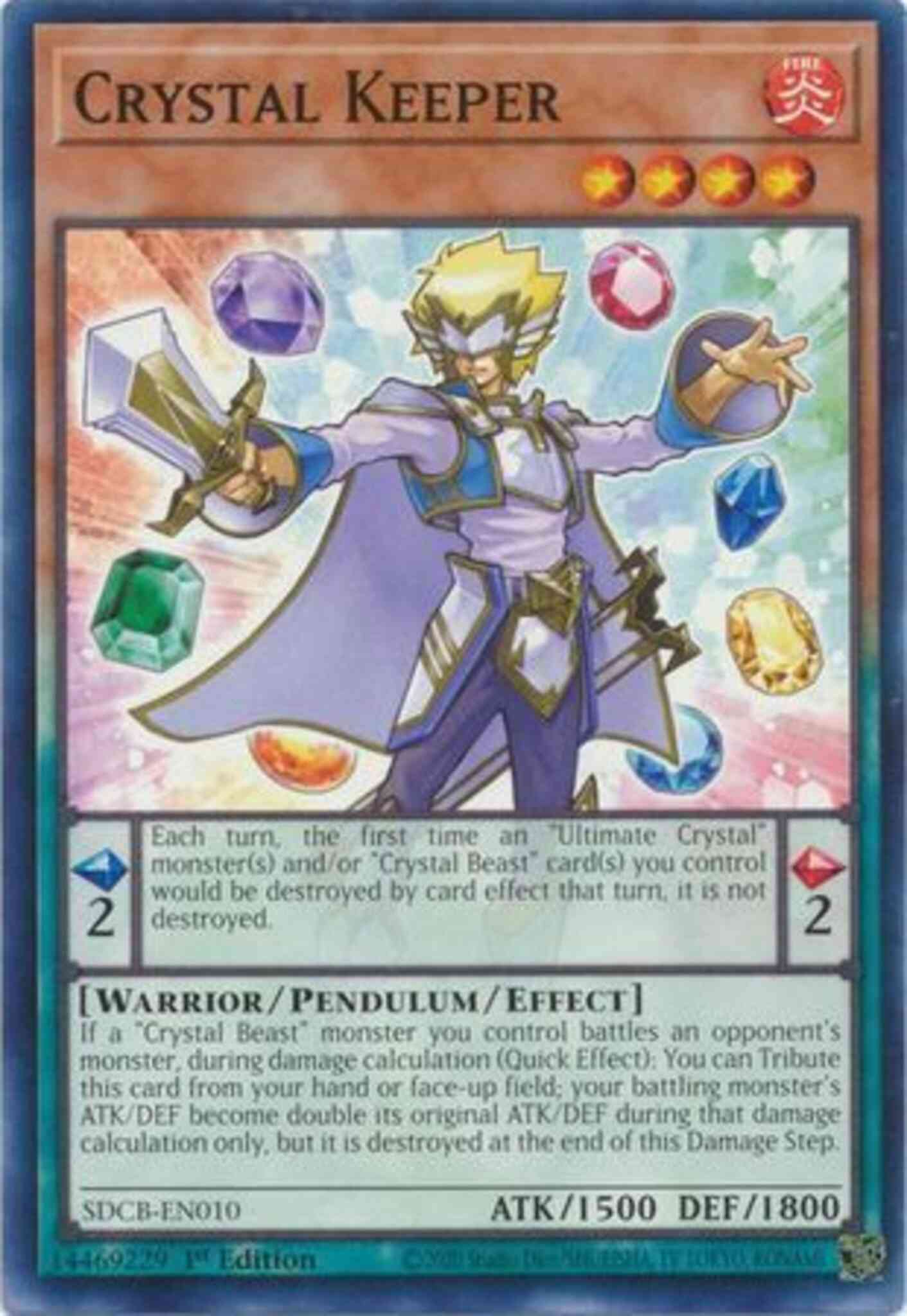 Crystal Keeper - SDCB-EN010 - Common - 1st Edition