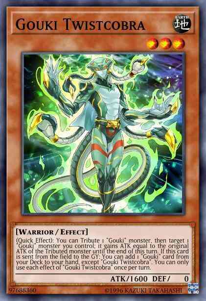 Gouki Twistcobra - COTD-EN009 - Super Rare - 1st Edition