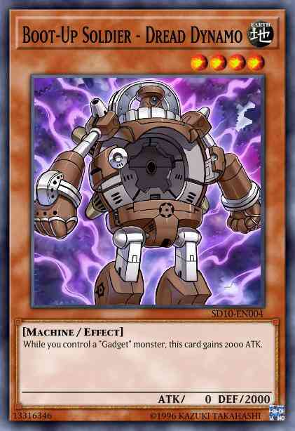 Boot-Up Soldier - Dread Dynamo - SD10-EN004 - Common - Unlimited