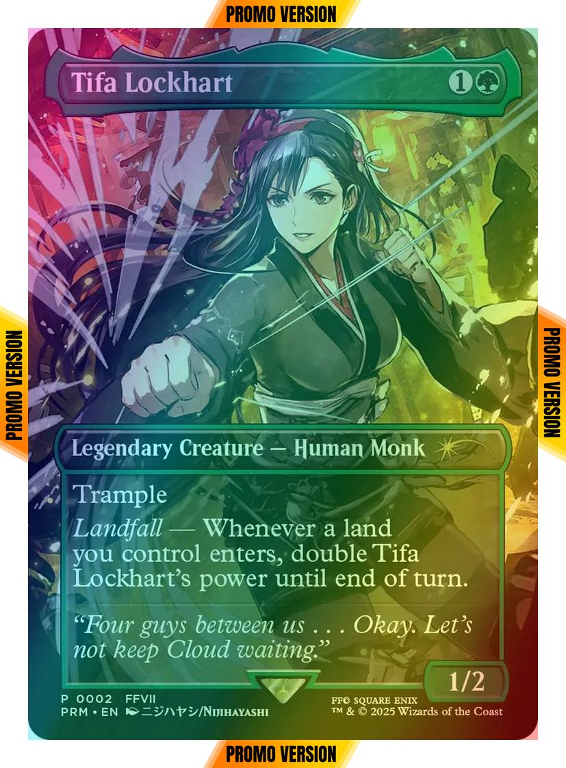tifa lockhart mtg card Magic the Gathering - double Tifa Lockharts power until end of turn. Tifa, Martial Artist Final