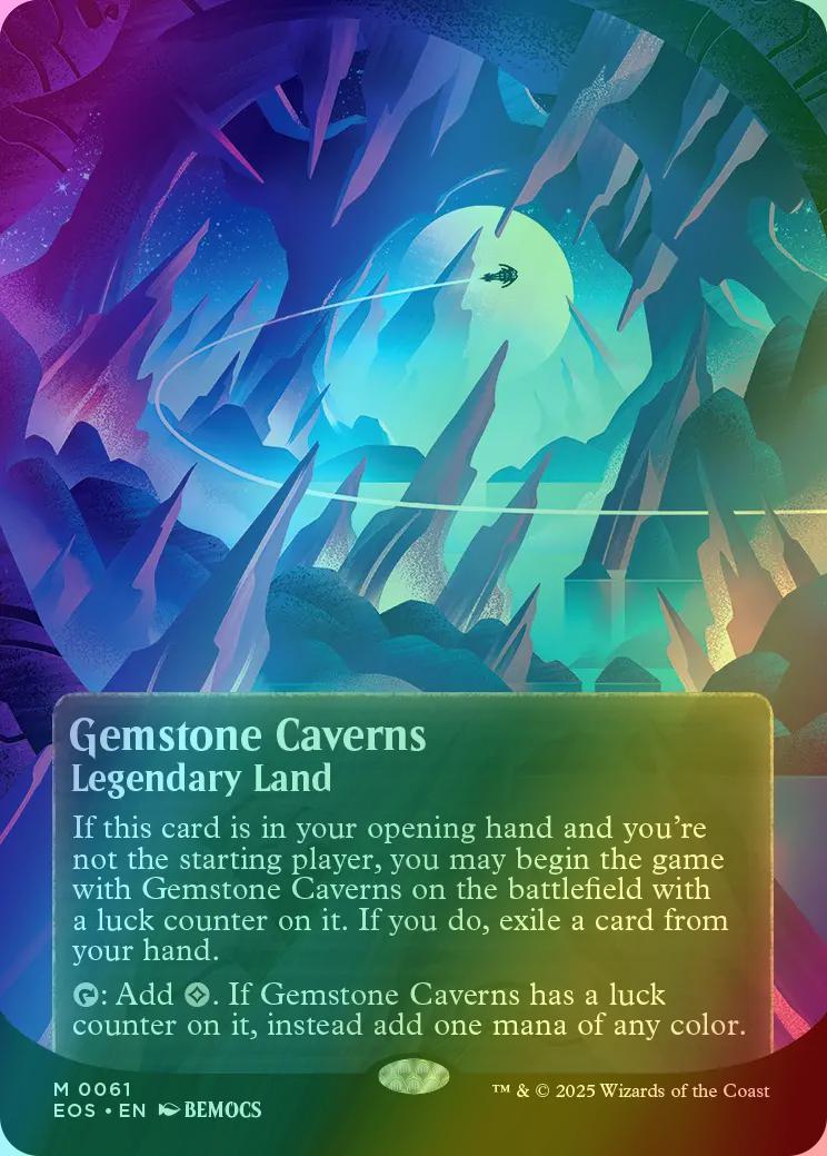 Gemstone Caverns [61] [Borderless] [Poster] [Edge of Eternities