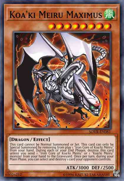 Koa'ki Meiru Maximus - SOVR-EN081 - Ultra Rare - Unlimited