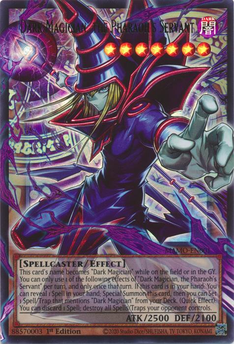 Dark Magician, the Pharaoh's Servant - Extended Art - MAMO-EN001 - Ultra Rare - 1st Edition