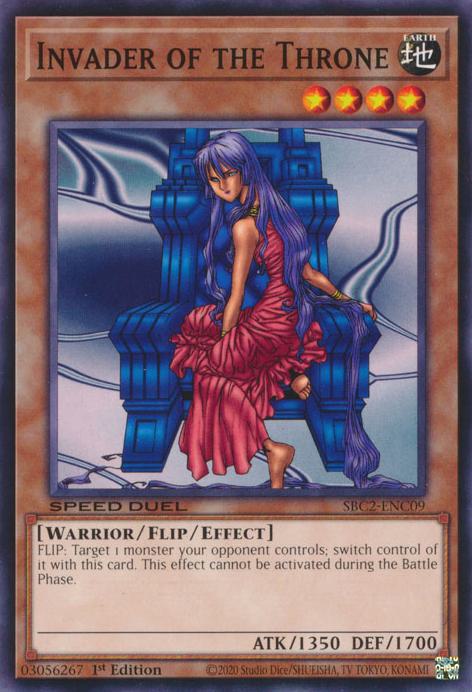 Invader of the Throne - SBC2-ENC09 - Common - 1st Edition