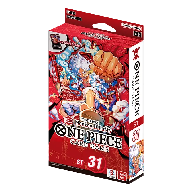 One Piece Starter Deck - ST31 - Monkey.D.Luffy - RED