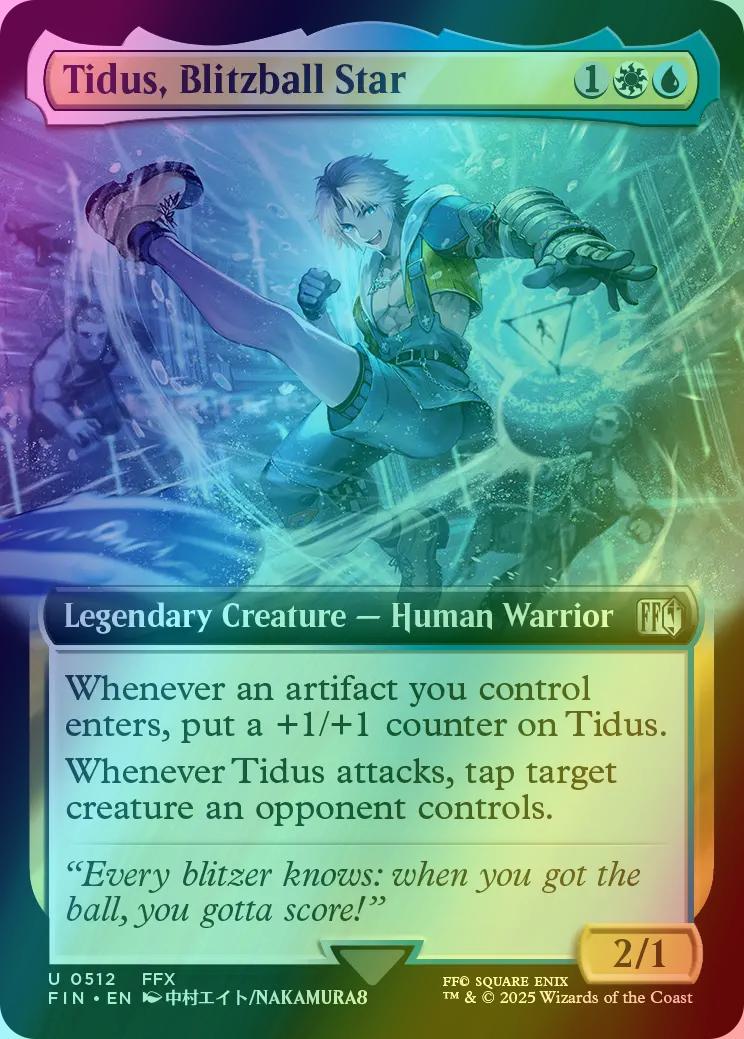 Tidus, Blitzball Star [512] [Extended Art] [FINAL FANTASY] [Foil] – Face to  Face Games