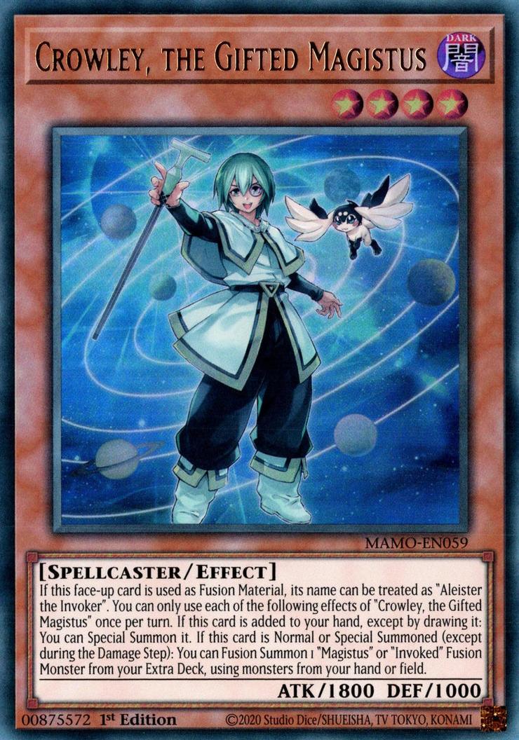 Crowley, the Gifted Magistus - MAMO-EN059 - Ultra Rare - 1st Edition