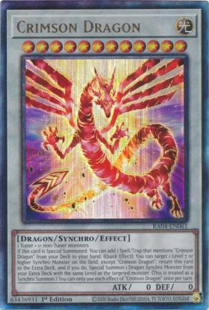 Crimson Dragon - RA04-EN061 - Ultimate Rare - 1st Edition