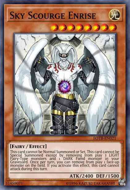 Sky Scourge Enrise - FOTB-EN021 - Super Rare - 1st Edition