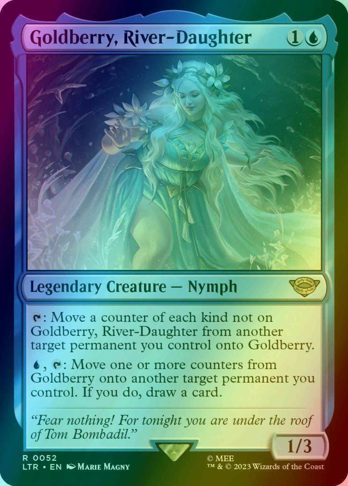 goldberry mtg card Goldberry, River-Daughter [52] [The Lord of the Rings: Tales of  Middle-earth] [Foil] – Face to Face Games